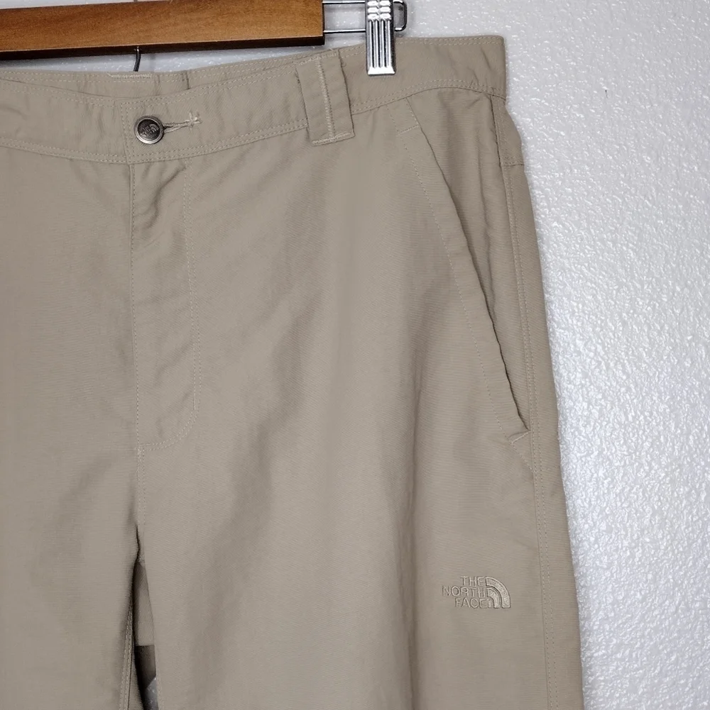 The North Face Sz 36 Khaki Nylon Outdoors Cargo Hiking Pants